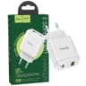hoco - N5 Dual Port Ladegerät 20W, Fast Charger weiss