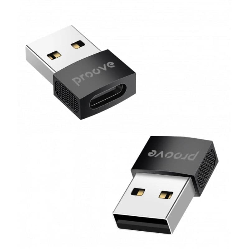 Proove - Extension USB-A to USB-C Adapter, Schwarz – 2