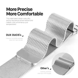 Apple Watch - DUX Milanese Pro Version Strap - 42mm/44mm/45mm/46mm(10.Gen)/49mm, Silber – Bild 8