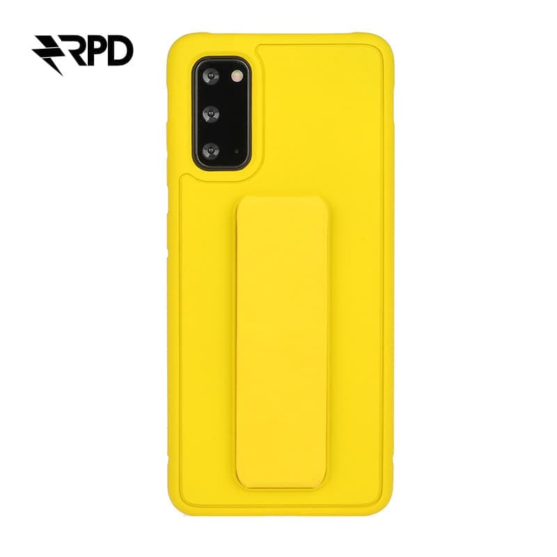 Samsung Galaxy S20 Plus - Custodia con supporto per la mano, giallo