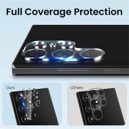 Samsung Galaxy S24 Plus - Tempered glass / armored glass rear camera - fully transparent – Bild 4