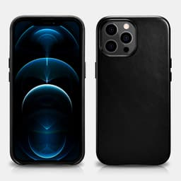 iPhone 13 Pro Oil Wax Premium Premium Leather Magsafe Back Case Black WMI1303 – Bild 1