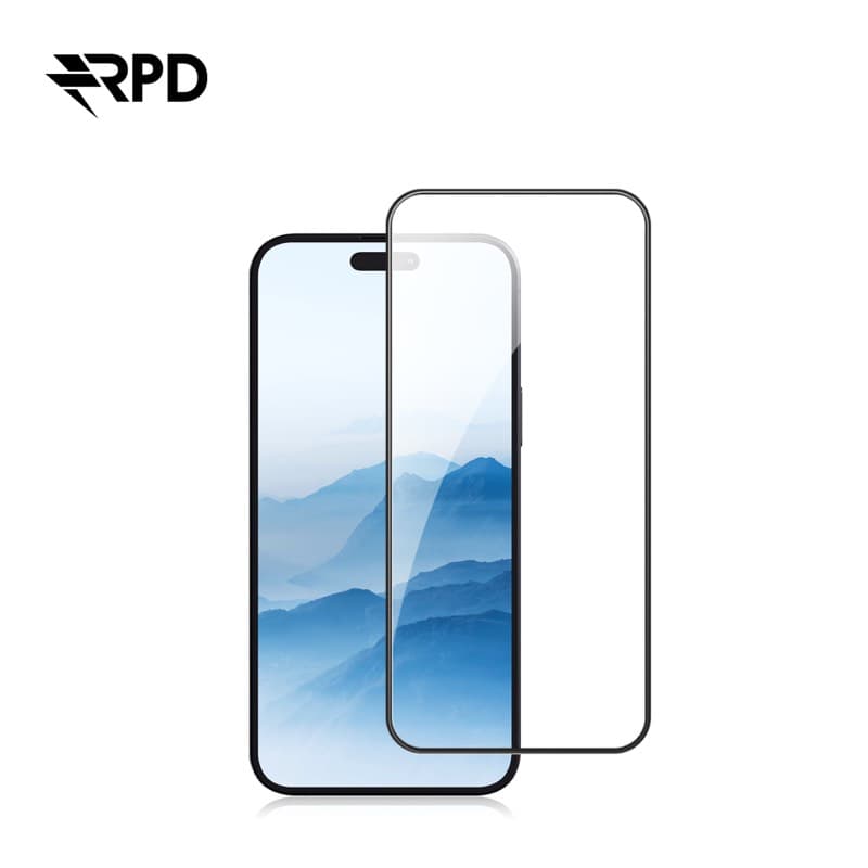 iPhone 12 / 12 Pro - RPD SilkTouch Premium - Edge-to-Edge Tempered Glas / Panzerglas, transparent