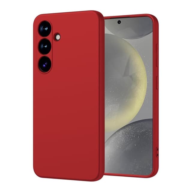 Samsung Galaxy S25 Edge - X-Level Thin Backcase, silicone case in red