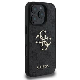 iPhone 16 Pro - Guess Metal Logo Case noir GUHCP16L4GMGGR – Bild 2