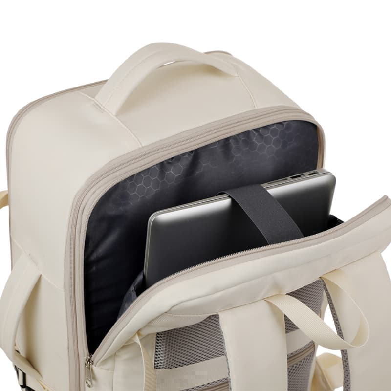 Okade S3610 Laptop backpack 17.3 inch - Business travel backpack with USB, suitcase design, mint green – 4