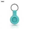 AirTag key fob - RPD silicone case with metal ring, turquoise