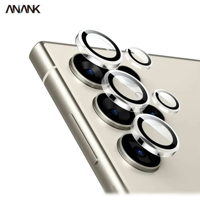 ANANK Samsung Galaxy S25 Ultra - Verre blindé caméra arrière - Transparent seul - (99AR + Corning)
