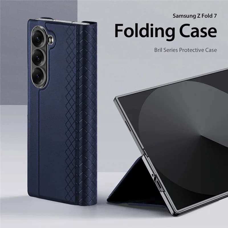 Samsung Galaxy Z Fold 7 - Dux Ducis Bril Series Blau – 3