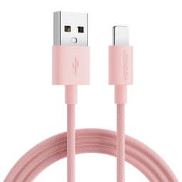 JoyRoom Colorful USB-A to Lightning Fast charging Cable Pink 1m – Bild 1
