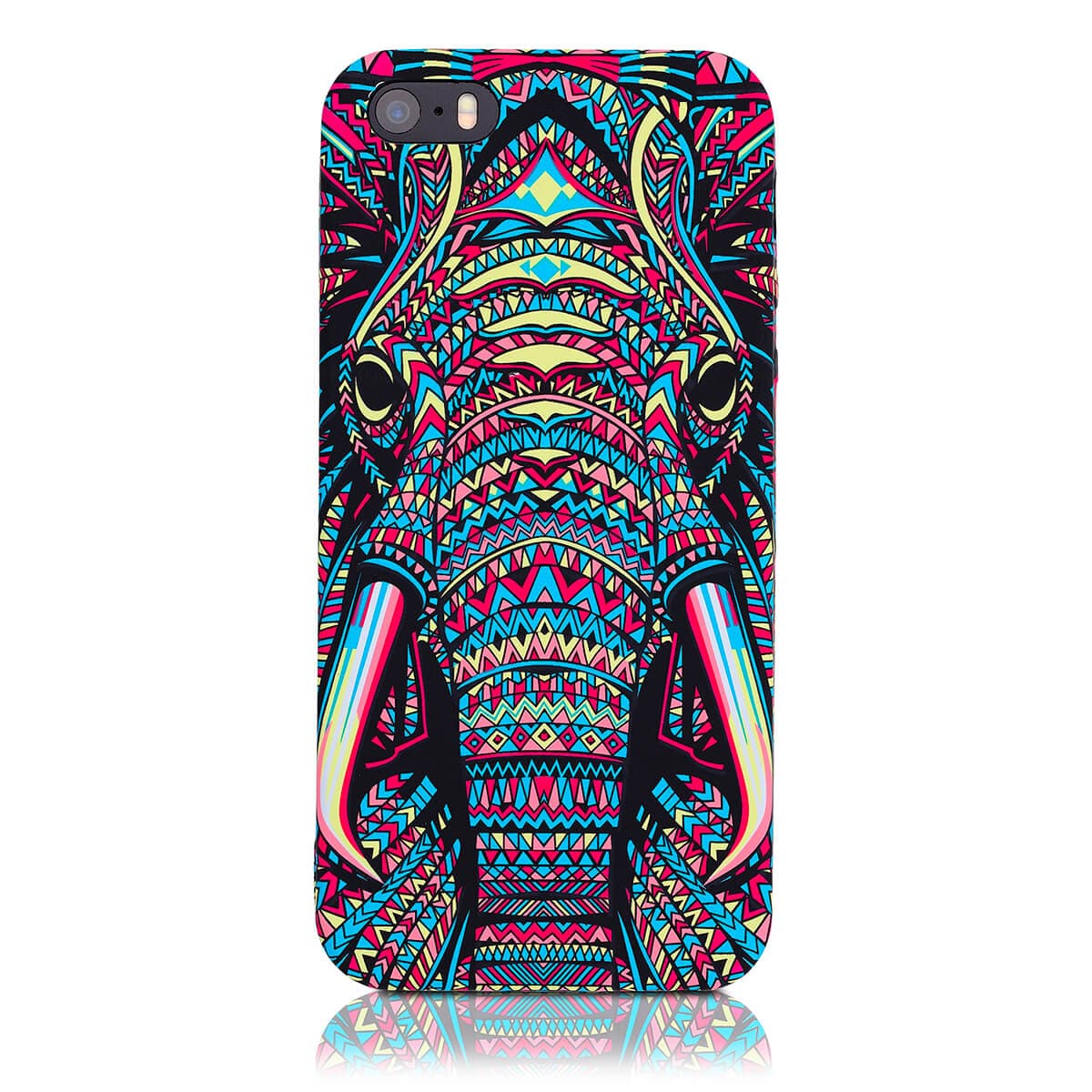 Apple iPhone 5 / iPhone 5S / iPhone SE - Luxo Aztec Elefant