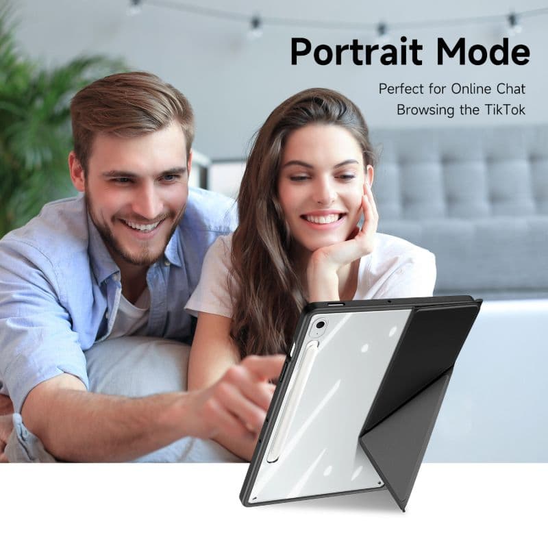 Samsung Galaxy Tab S11 - Dux Ducis Magi Series, étui à rabat relevable, rose – 3