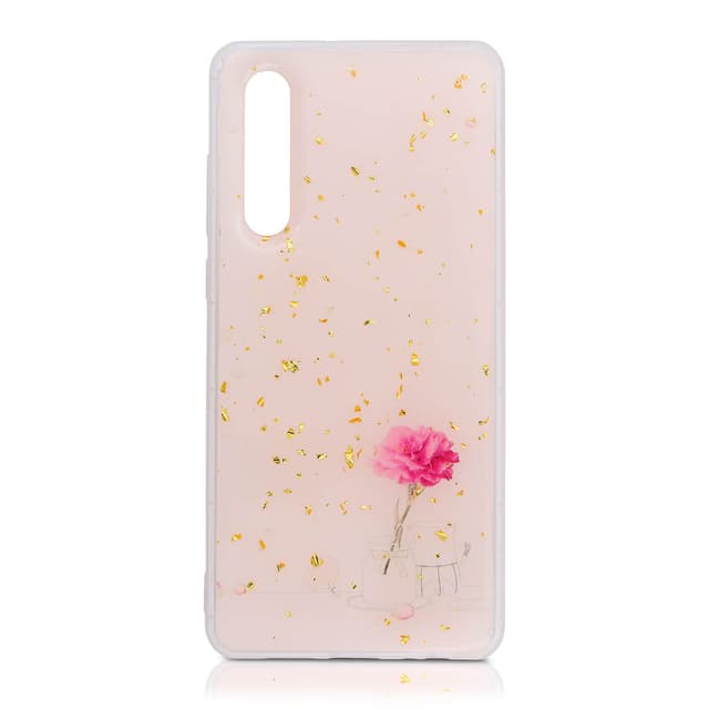 Huawei P30 - One Rose & Gold flakes