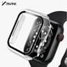 ANANK Apple Watch 45mm - Tempered Glass / Panzerglas mit Bumper Case, Transparent