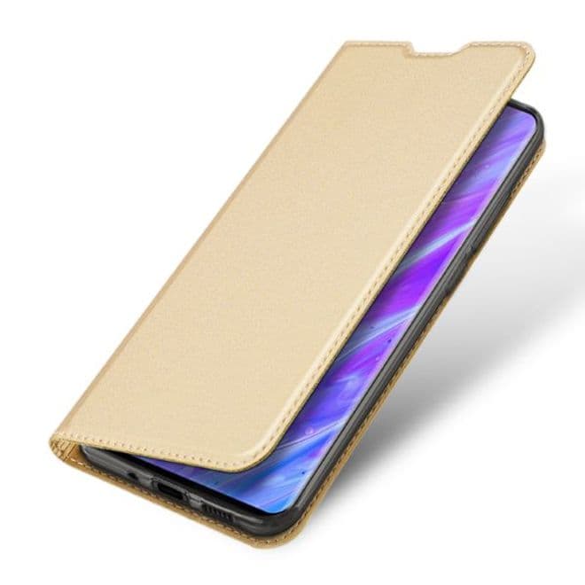 iPhone XS Max - Custodia flip Dux Ducis, oro