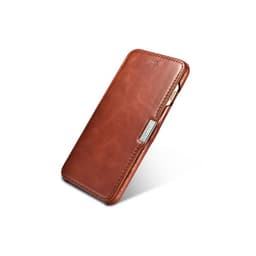 iPhone 8 Plus / 7 Plus - iCarer Vintage Side-Open Leather Case, Brown – Bild 2