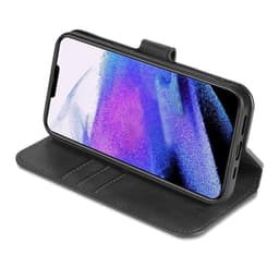 iPhone 12 Pro Max - DG.MING Étui à rabat vintage, 3 emplacements pour cartes, fermeture magnétique, noir – Bild 8
