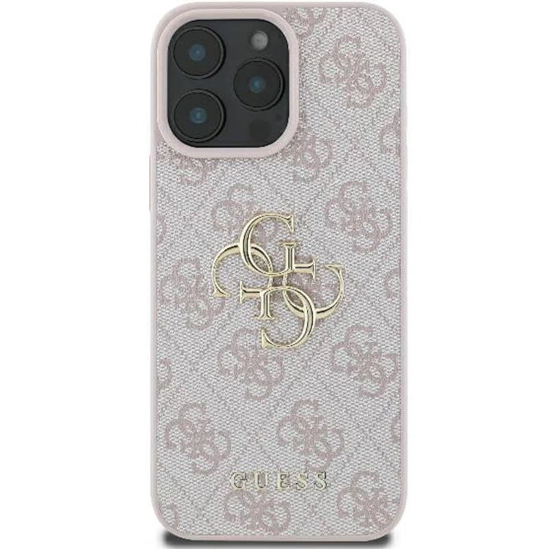 iPhone 16 Pro - Guess Metal Logo Case Pink GUHCP16L4GMGPI – 2