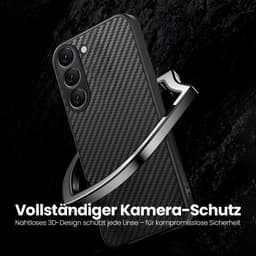 Samsung Galaxy S24 Plus - Robusta custodia in TPU con effetto carbonio, nero – Bild 3