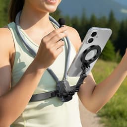 Hoco - K31 neck mount with MagSafe for portrait/landscape format, black – Bild 2