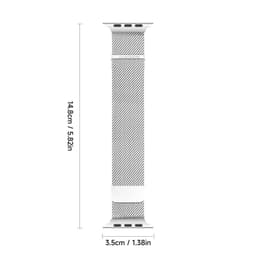 Apple Watch - Cinturino DUX Milanese Versione Pro - 38mm/40mm/41mm/42mm(10.Gen), Argento – Bild 6