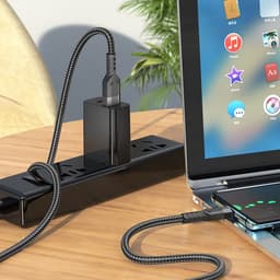Hoco U110 Cavo robusto da USB-C a USB-A da 1,2 m, nero, resistente e durevole – Bild 4