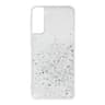 Samsung S21 plus bling argento stelle custodia trasparente