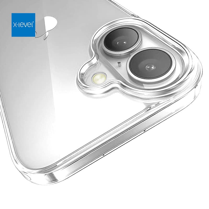 iPhone 16 - X-Level Antirutschhülle Hülle Transparent – 2