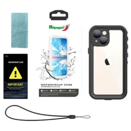 iPhone 13 Mini - Custodia impermeabile per esterni Redpepper IP68 serie Dot+, nera – Bild 5