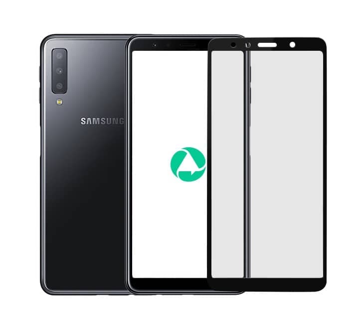 Samsung Galaxy A7 2018 - Tempered Glass / Panzerglas - 3D