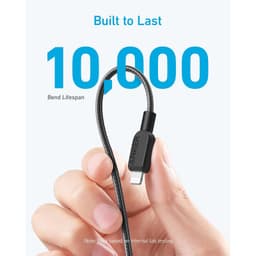 Cavo intrecciato Anker 310 - da USB-C a Lightning - 1,8 m - nero – Bild 4