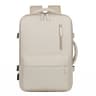 Okade - S2304 Notebook backpack - USB, water-repellent, business and travel, up to 17.3 inch, beige