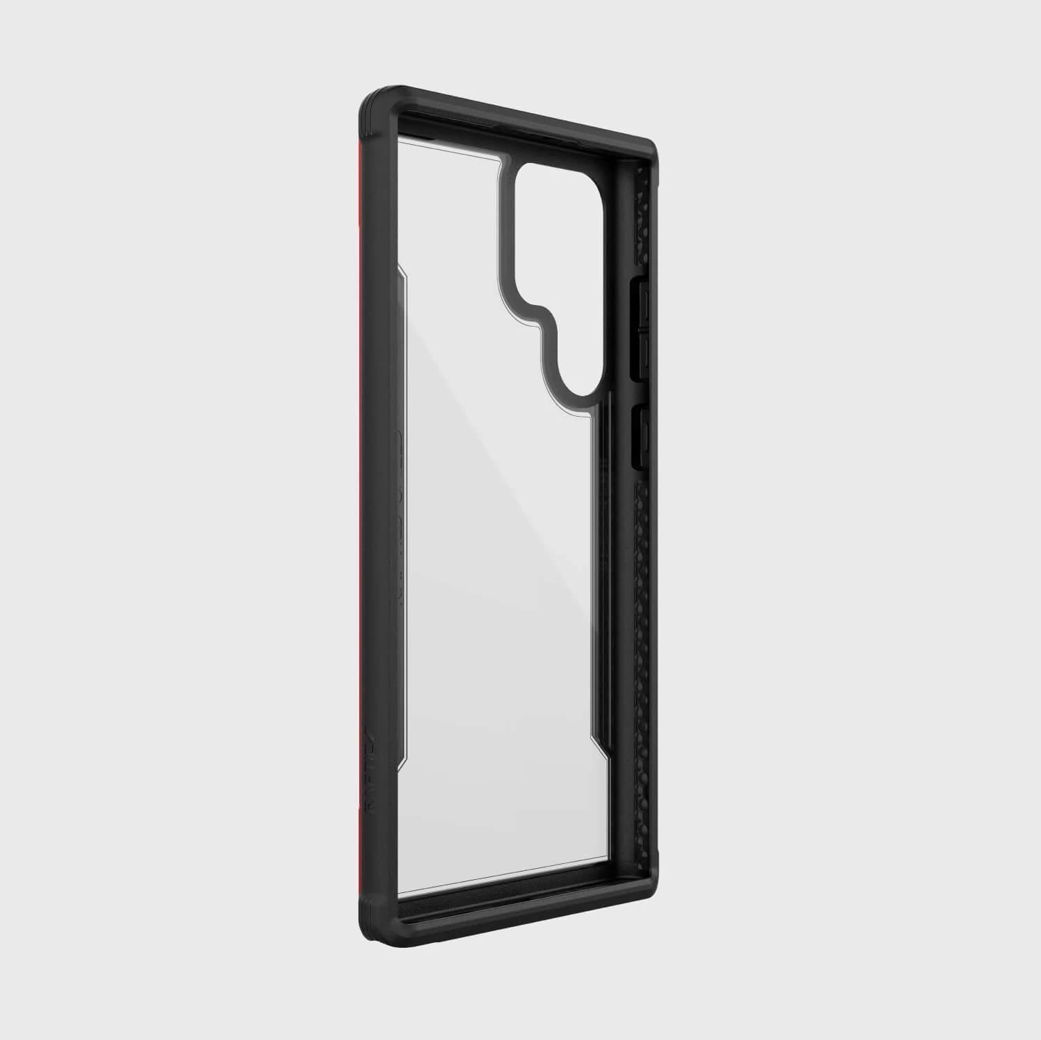 Samsung Galaxy S22 Ultra - Raptic/X-Doria Defense Shield Case mit rot Rahmen – 2