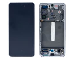 Samsung Galaxy S21 FE verre frontal / LCD blanc, neuf, original SMG990B – Bild 2
