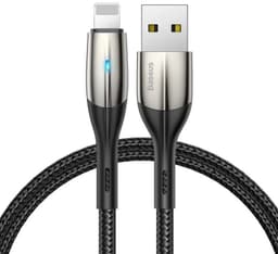 Baseus - Baseus Horizontal Data Cable with Downy Lamplight 2M noir – Bild 1