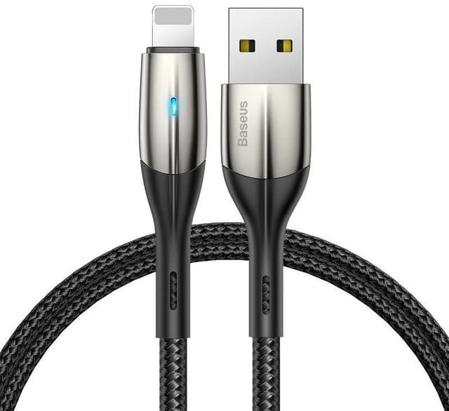 Baseus - Baseus Horizontal Data Cable with Downy Lamplight 2M noir