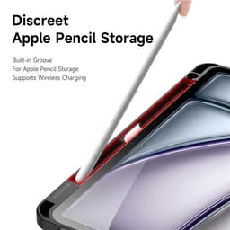 iPad Air 4/5/6/7 - Dux Ducis Magi Series, aufstellbares Flip-Etui, schwarz – Bild 6