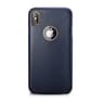 iPhone XS Max - Luxury genuine leather Xoomz XIXS03-BU, dark blue