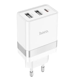 Hoco 30W three-port travel adapter (N21 Pro) USB-A & USB-C – Bild 1
