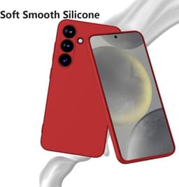Samsung Galaxy S24 - X-Level Thin Silicone Backcase, Red – Bild 7
