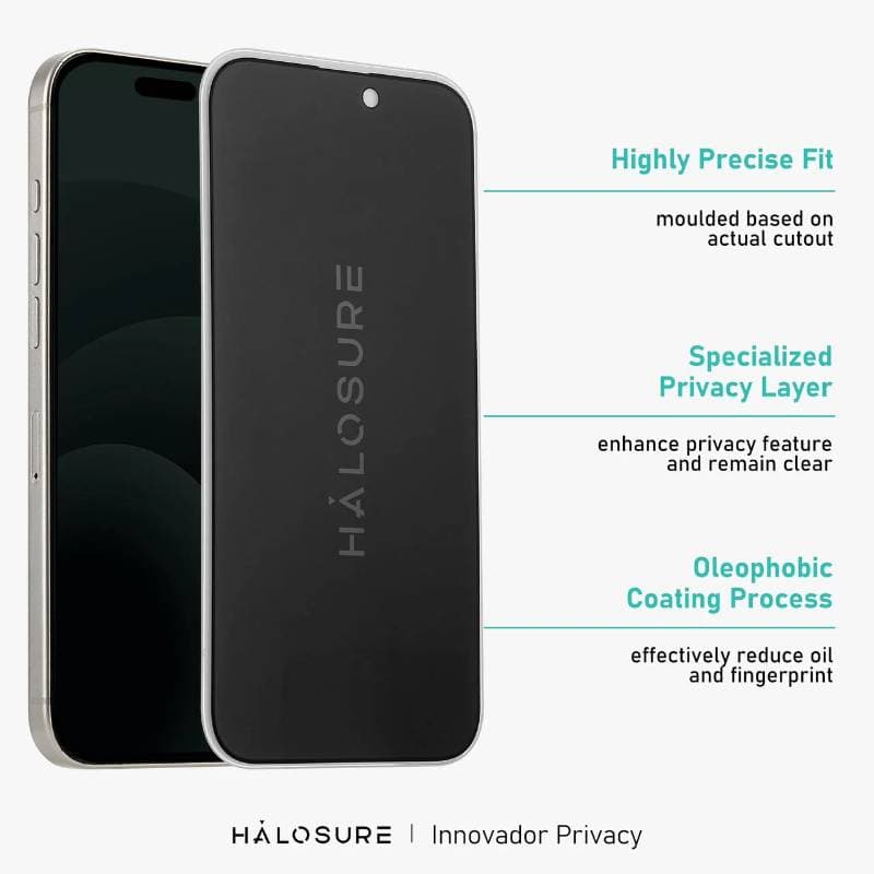 iPhone Air - Halosure Anti Spying Privacy Panzerglas – 2