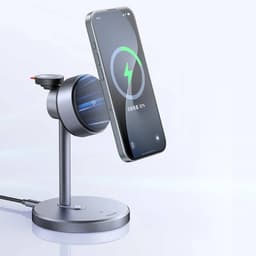 McDodo - Stazione di ricarica wireless magnetica 3in1 15W MagQ Stand, nero – Bild 4