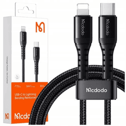McDodo - Câble de charge USB-C vers Lightning, 1m, noir – Bild 1