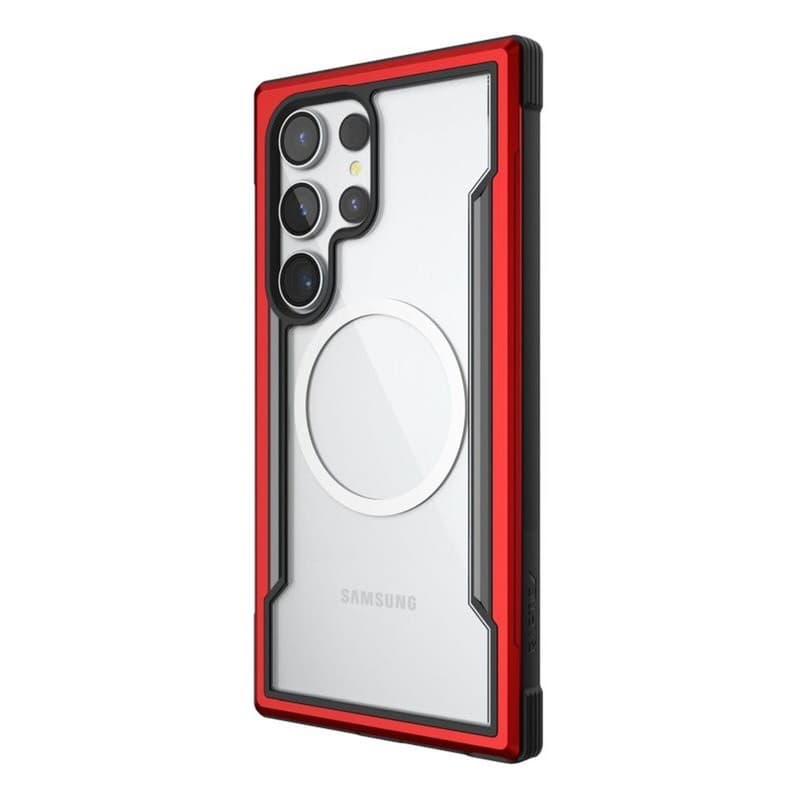Samsung Galaxy S24 Ultra - Scudo di difesa Raptic, MagSafe rosso – 3