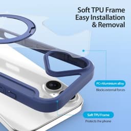iPhone 17 - Dux Ducis Skin X Pro Series étui avec MagSafe Stand, bleu – Bild 4