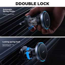 Joyroom JR-ZS387 - Magnetic car charger with fan, black – Bild 6