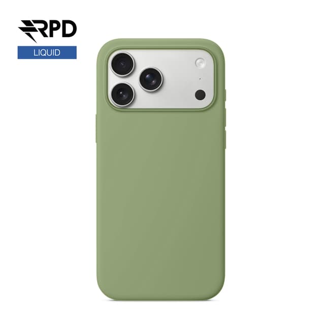 iPhone Air - Étui en silicone vert, liquide (version Magsafe)