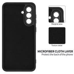 Samsung Galaxy S26 - Silicone protective case, black – Bild 6