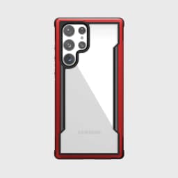 Samsung Galaxy S22 Ultra - Raptic/X-Doria Defense Shield Case mit rot Rahmen – Bild 3