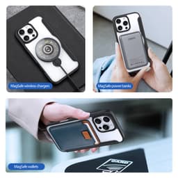 Dux Ducis - iPhone 16 Pro - Skin X Pro Series Hülle mit MagSafe und 360° Ring Stand, Schwarz – Bild 7